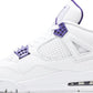 NIKE x AIR JORDAN - Nike Air Jordan 4 Retro Metallic Purple Sneakers