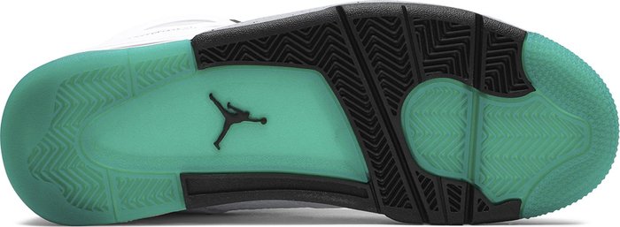 NIKE x AIR JORDAN - Nike Air Jordan 4 Retro Lucid Green Rasta Sneakers (Women)