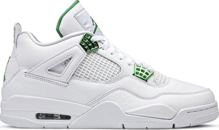 NIKE x AIR JORDAN - Nike Air Jordan 4 Retro Metallic Green Sneakers