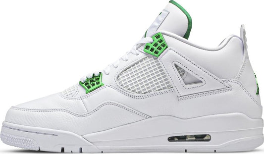 NIKE x AIR JORDAN - Nike Air Jordan 4 Retro Metallic Green Sneakers