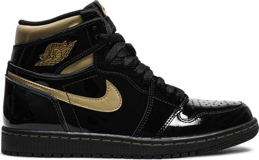 NIKE x AIR JORDAN - Nike Air Jordan 1 Retro High OG Black Metallic Gold Sneakers (2020)