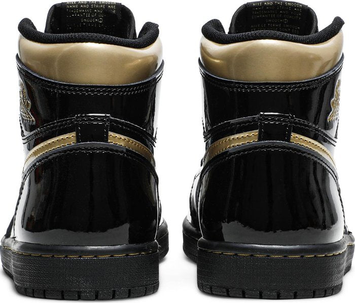 NIKE x AIR JORDAN - Nike Air Jordan 1 Retro High OG Black Metallic Gold Sneakers (2020)