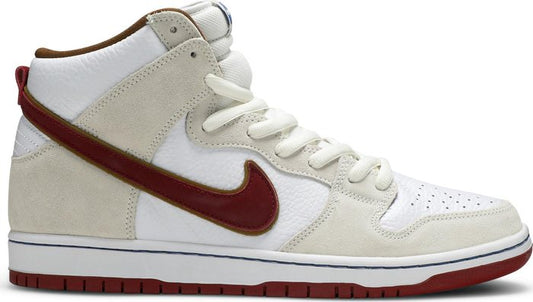 NIKE - Nike Dunk High SB Sail Bright Crimson Sneakers