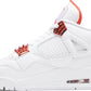 NIKE x AIR JORDAN - Nike Air Jordan 4 Retro Metallic Orange Sneakers