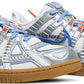 NIKE x OFF-WHITE - Nike Rubber Dunk University Blue x Off-White Sneakers