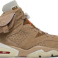 AIR JORDAN x TRAVIS SCOTT - Nike Air Jordan 6 Retro British Khaki x Travis Scott Sneakers