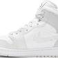 NIKE x AIR JORDAN - Nike Air Jordan 1 Mid Swoosh Logo - Grey Camo Sneakers