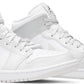 NIKE x AIR JORDAN - Nike Air Jordan 1 Mid Swoosh Logo - Grey Camo Sneakers