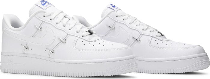 NIKE - Nike Air Force 1 07 LX White Sisterhood - White Metallic Silver Sneakers (Women)
