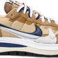 NIKE x SACAI - Nike VaporWaffle Sesame Blue Void x Sacai Sneakers