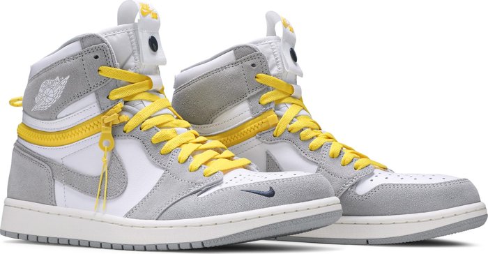 NIKE x AIR JORDAN - Nike Air Jordan 1 High Switch Light Smoke Grey Sneakers