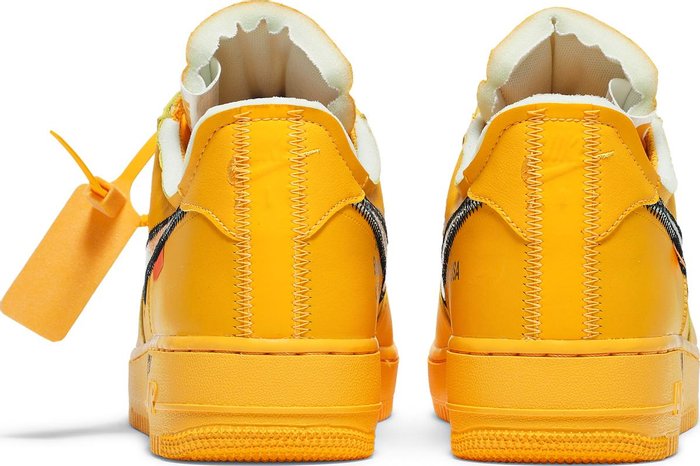 NIKE x OFF-WHITE - Nike Air Force 1 Low Lemonade/University Gold x Off-White Sneakers