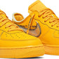 NIKE x OFF-WHITE - Nike Air Force 1 Low Lemonade/University Gold x Off-White Sneakers