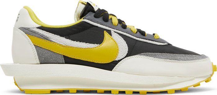 NIKE x SACAI - Nike LDWaffle Black Bright Citron x Undercover x Sacai Sneakers