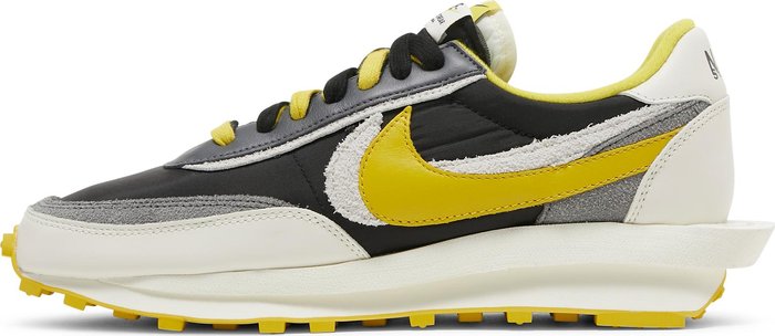 NIKE x SACAI - Nike LDWaffle Black Bright Citron x Undercover x Sacai Sneakers