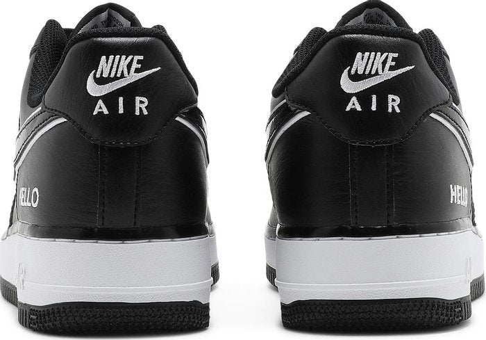 NIKE - Nike Air Force 1 Low '07 LX HELLO Pack Black Urbanstar Sneakers