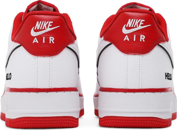NIKE - Nike Air Force 1 Low '07 LX Hello Pack - White University Red x Urbanstar Sneakers