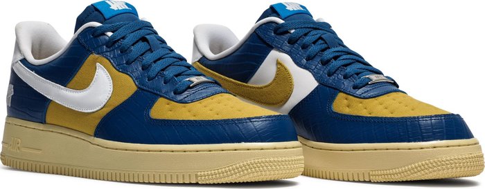 Nike Air Force 1 Low SP Dunk VS. AF1 On It Blue Yellow Croc x UNDEFEATED 5 Sneakers