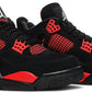 NIKE x AIR JORDAN - Nike Air Jordan 4 Retro Red Thunder Sneakers