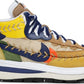 NIKE x SACAI - Nike VaporWaffle Sesame Blue x Jean Paul Gaultier x Sacai Sneakers