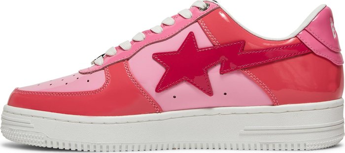 BAPE - A Bathing Ape Bape Sta Low Color Camo Combo Pink Sneakers