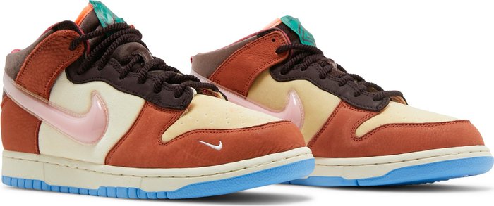 NIKE - Nike Dunk Mid Free Lunch Chocolate Milk x Social Status