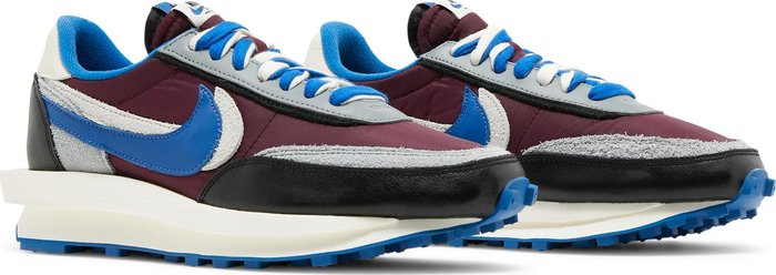 NIKE x SACAI - Nike LDWaffle Night Maroon Team Royal x Undercover x Sacai Sneakers