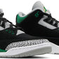 NIKE x AIR JORDAN - Nike Air Jordan 3 Retro Pine Green Sneakers