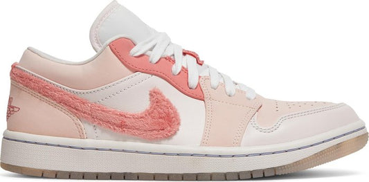 NIKE x AIR JORDAN - Nike Air Jordan 1 Low SE Mighty Swooshers Pink Sneakers (Women)