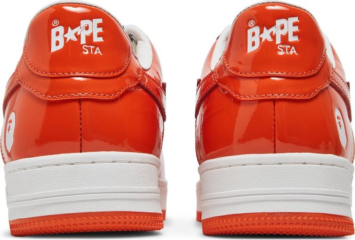 BAPE - A Bathing Ape Bape Sta Low Orange Sneakers