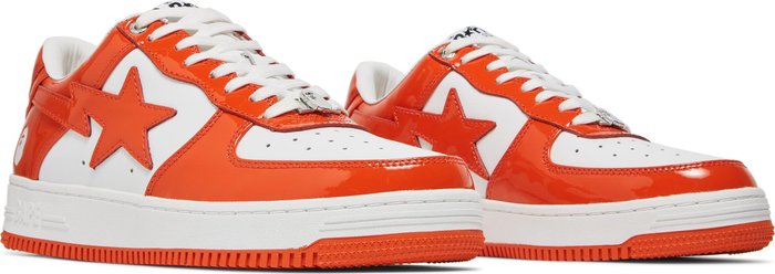 BAPE - A Bathing Ape Bape Sta Low Orange Sneakers