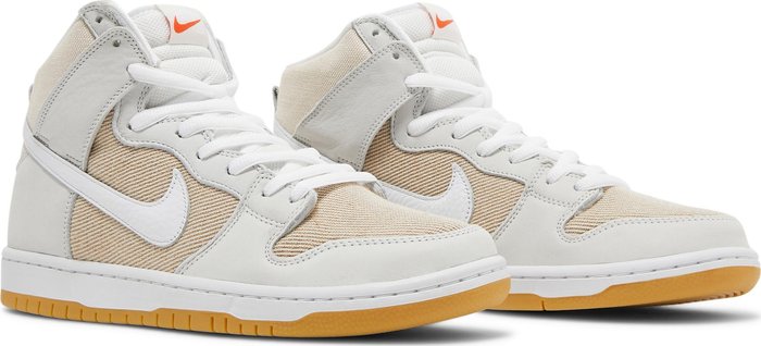 NIKE - Nike Dunk High Pro ISO SB Unbleached Pack - Natural Sneakers