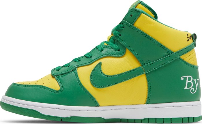 NIKE - Nike SB Dunk High By Any Means - Brazil x Supreme Sneakers