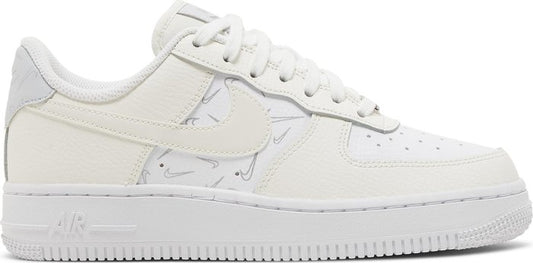 NIKE - Nike Air Force 1 Low '07 Mini Checks Sail Pure Platinum Sneakers (Women)