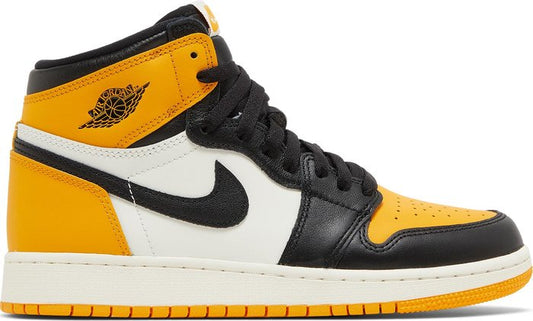 NIKE x AIR JORDAN - Nike Air Jordan 1 Retro High OG Yellow Toe Sneakers