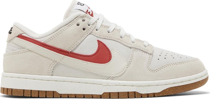 NIKE - Nike Dunk Low SE 85 Double Swoosh Sail Orange Sneakers (Women)