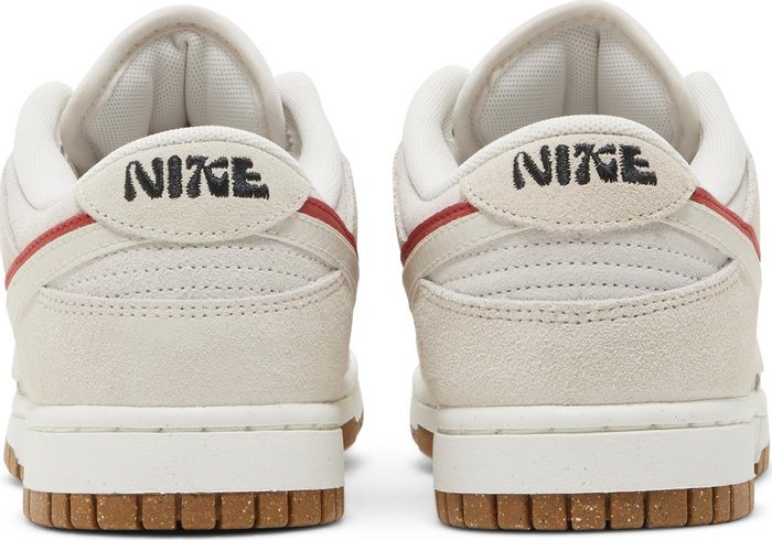 NIKE - Nike Dunk Low SE 85 Double Swoosh Sail Orange Sneakers (Women)