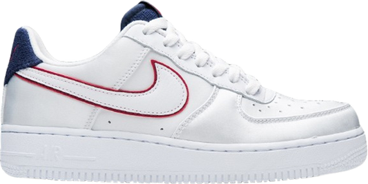 NIKE - Nike Air Force 1 Low 07 SE NSW White Satin Sneakers (Women)