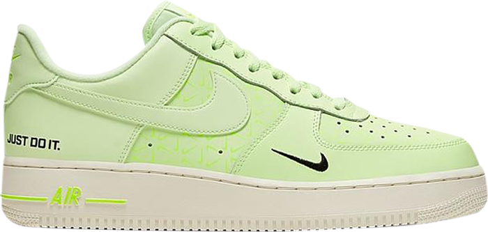 NIKE - Nike Nike Air Force 1 Low Just Do It Barely Volt Sneakers