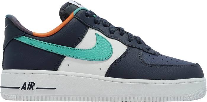NIKE - Nike Air Force 1 Low '07 LV8 EMB Thunder Blue Washed Teal Sneakers