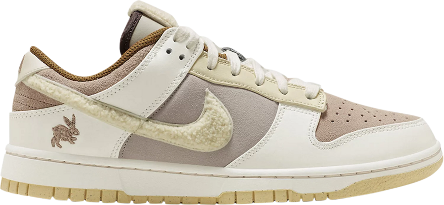 NIKE - Nike Dunk Low Retro PRM Year of the Rabbit - Fossil Stone Sneakers